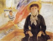 Girl in a Boat Pierre Renoir